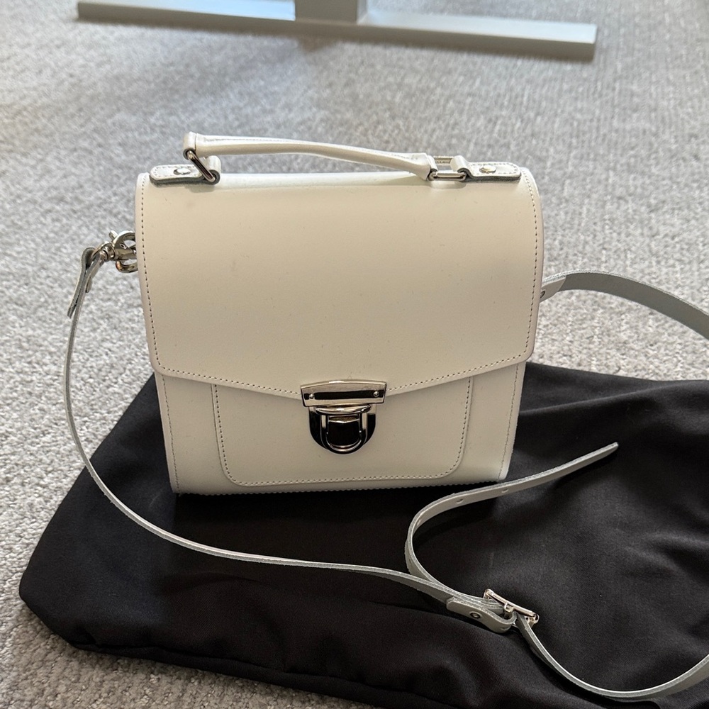 Stylish White Crossbody Bag